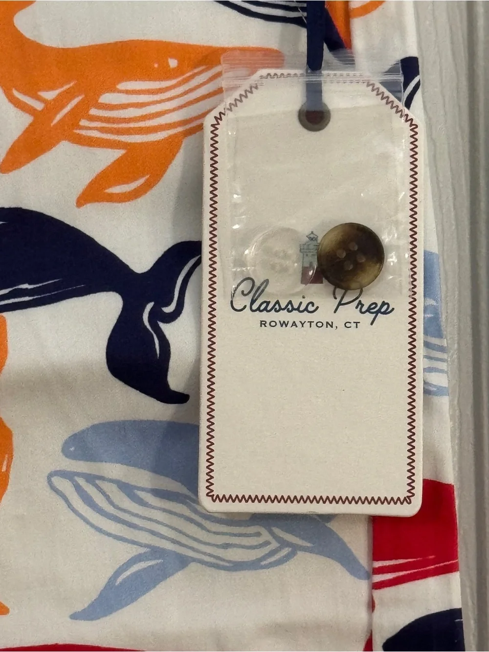 NWT Classic Prep Boy Multicolored Whale Print Shorts 100% Cotton & Pockets